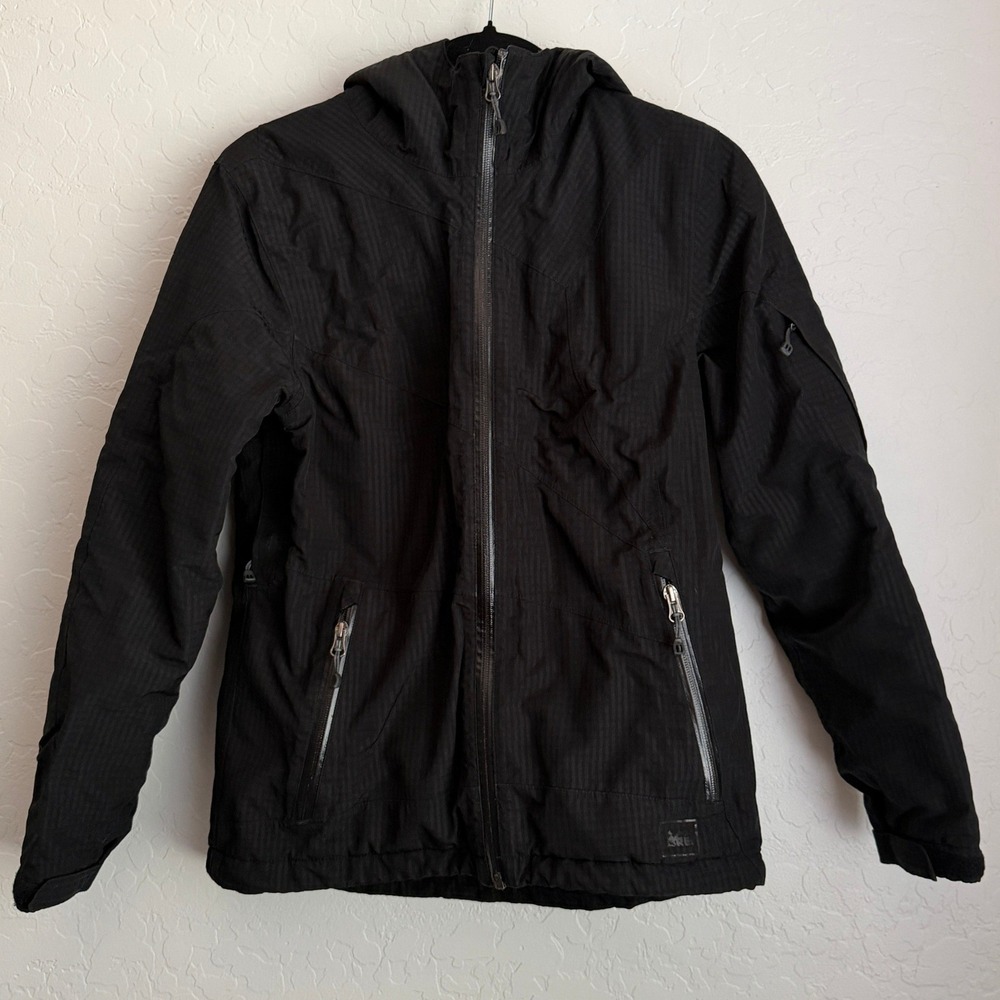 REI Women's Primaloft Insulated Snow Jacket Black Pink XS